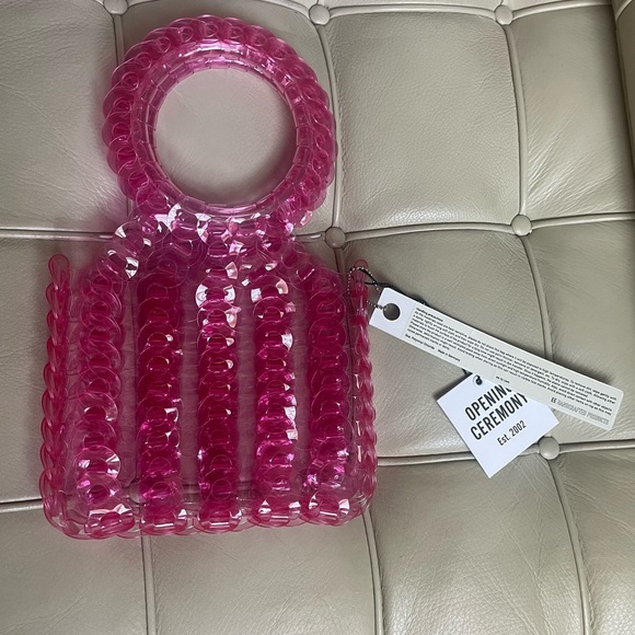 Opening Ceremony Pink Acrylic Bag - Picture 2 of 6